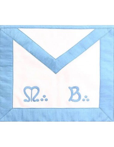 Tablier Maître  cuir  Rite Français Moderne Rétabli - leservant.net