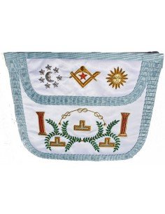 Tablier vénérable maître au rite français - leservant.net