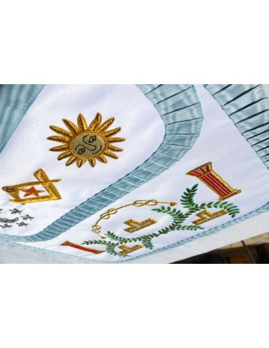 Tablier vénérable maître au rite français - leservant.net 3