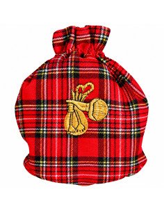 Bourse maçonnique en tartan...